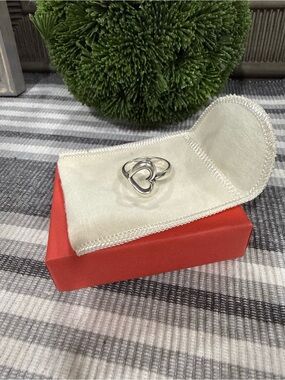 James Avery Sterling Silver Open Heart Ring - Silver